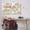  Ensemble de 2 reproductions d'art sur toile "Loved & Known Florals" par Daphne Polselli