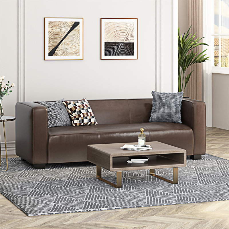3 SEATER SOFA, Dark Brown