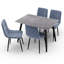 Fulshear 4 - Person Dining Set-308763543-308763537-308763549