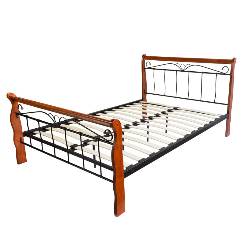 Alarcon Solid Wood Bed, Super King (6')
