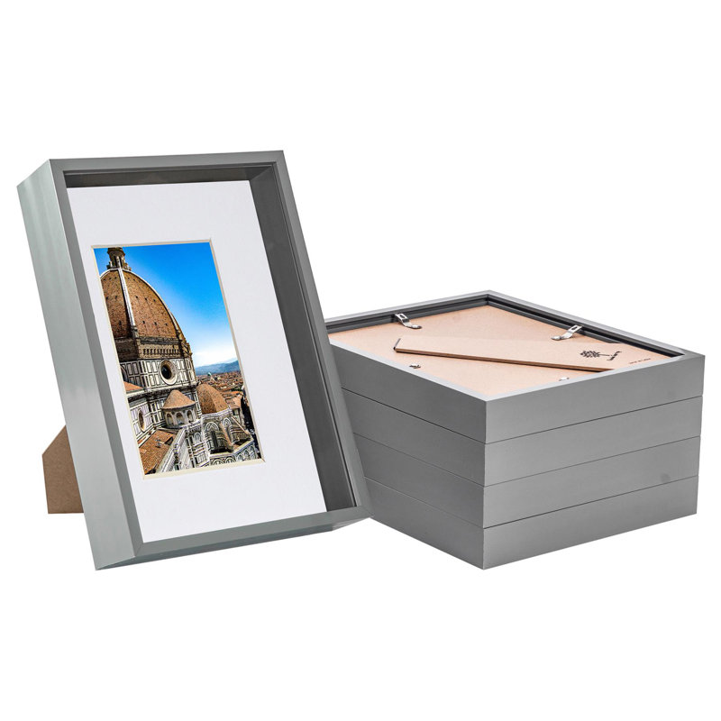 6" x 8" Plastic Box Frame, Grey