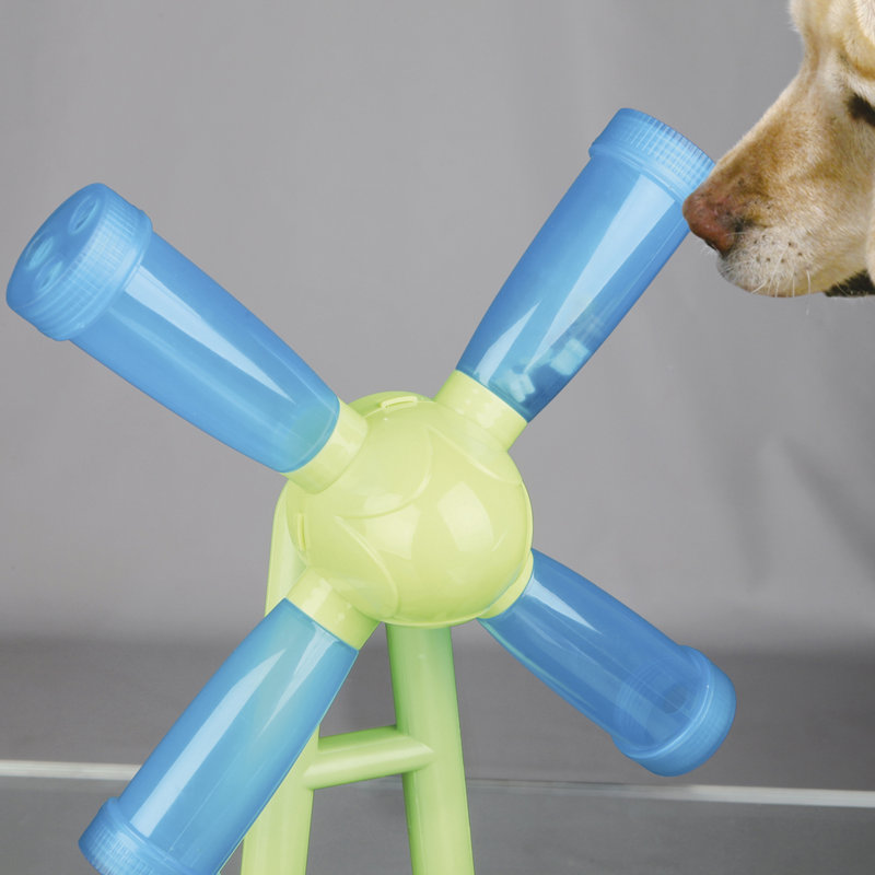 TRIXIE Windmill Strategy Game, Beginner Dog Puzzle Toy, Level 1 Activity, Treat Puzzle