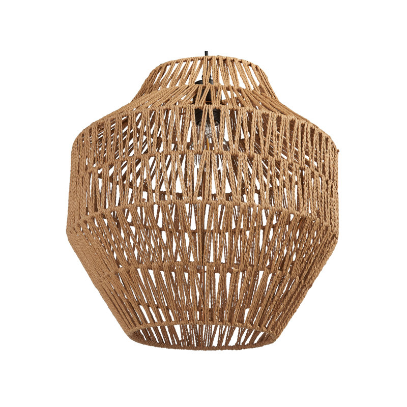 Otego 1 - Light Natural Geometric Pendant