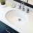 Symple Stuff Clemens 15.7'' Glossy Ceramic Oval Bathroom Sink with Overflow