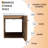 Eftime 18.16'' Single Bathroom Vanity with Ceramic Top-1080123625