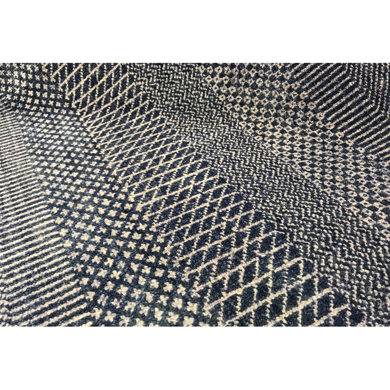 Hand-Knotted High-Quality Aqua Area Rug