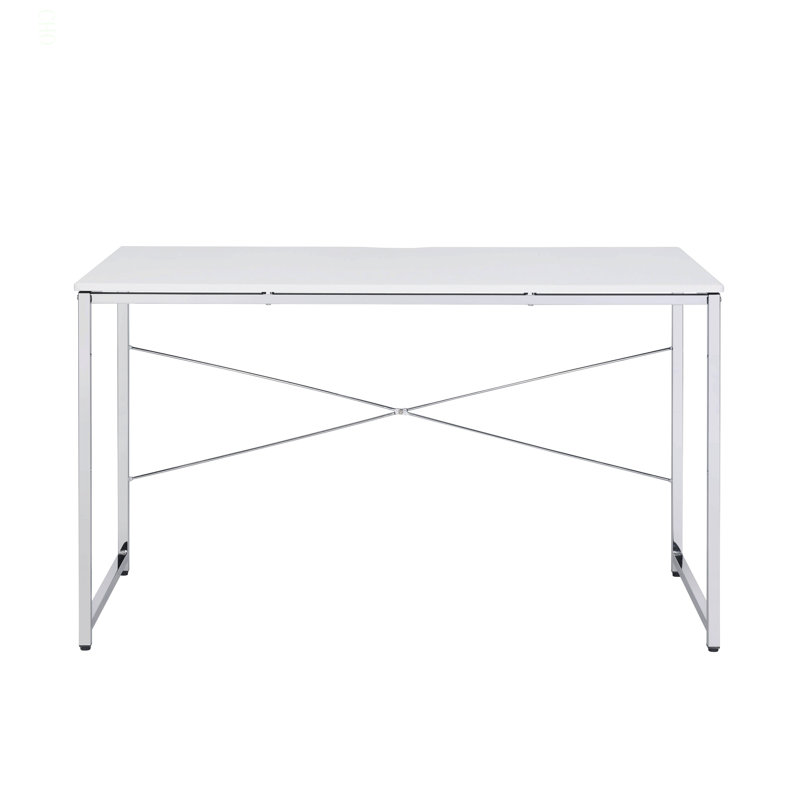 Bureau d'écriture avec base traîneau, Blanc