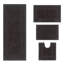 Tapis de bain 100% coton Classy Bathmat Collection (ensemble de 4)-670959150