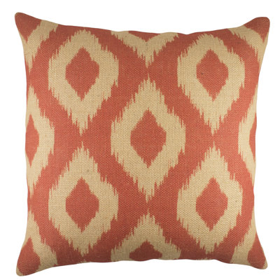 Ikat Jute / Sisal Throw Pillow