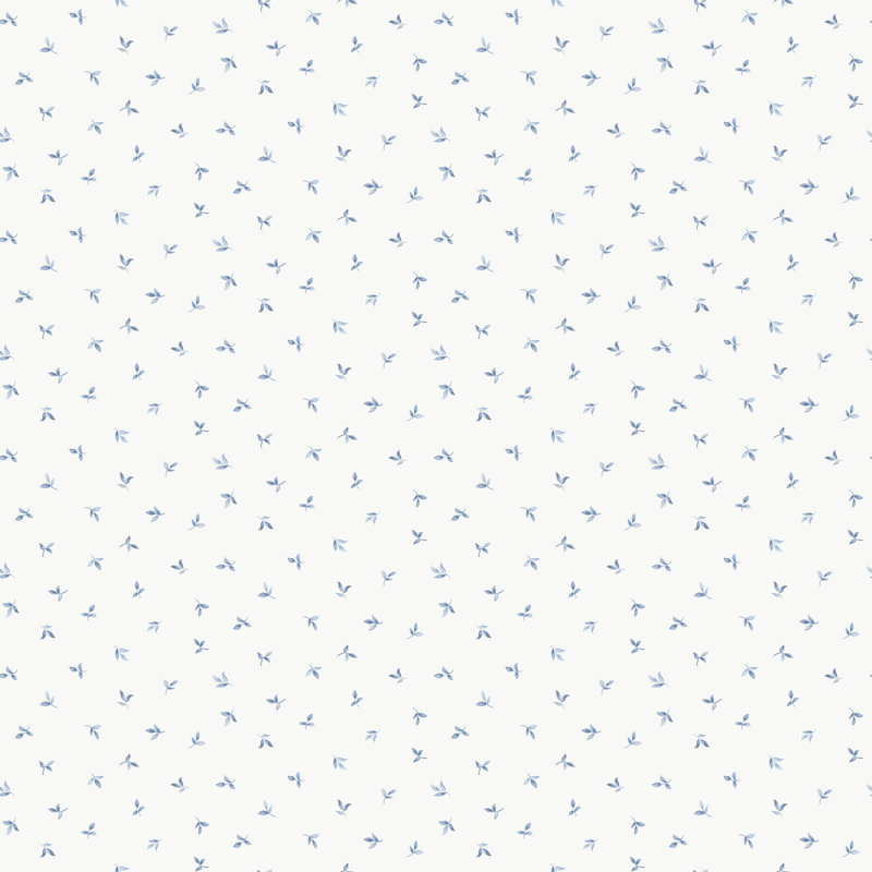 Galerie Miniatures 3 Blue Tree Leaf Wallpaper