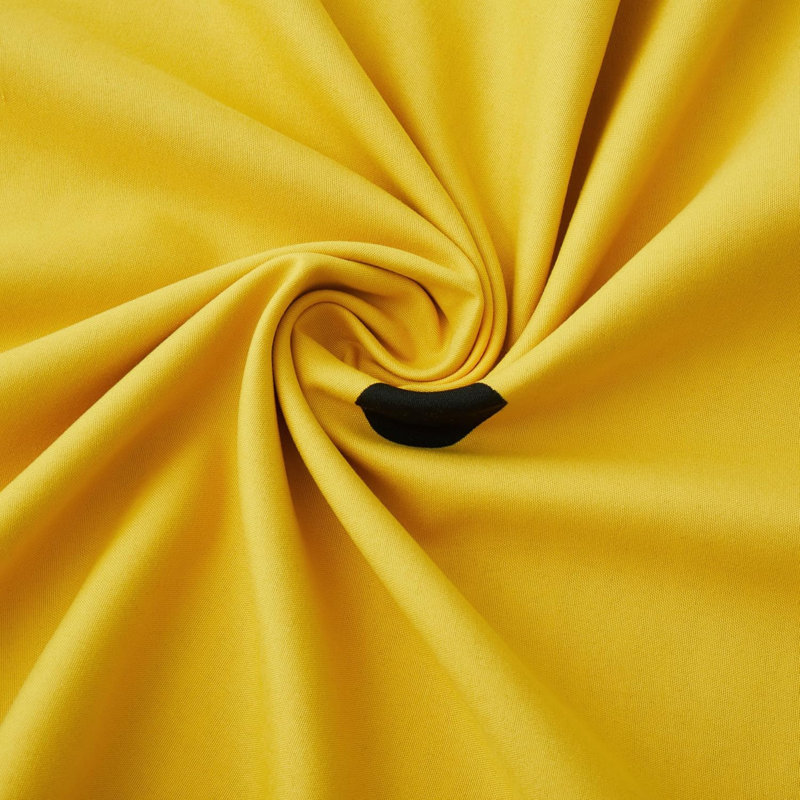 Soft Microfiber Printed Duvet Cover Set with Pillowcases, Black/Yellow Doted, King Duvet Cover + 2 Standard Pillowcases