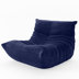 Navy Blue Microfiber/Microsuede
