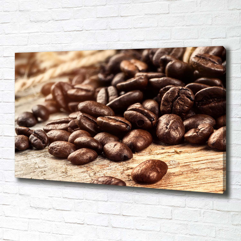 Coffee Beans - Wrapped Canvas Print