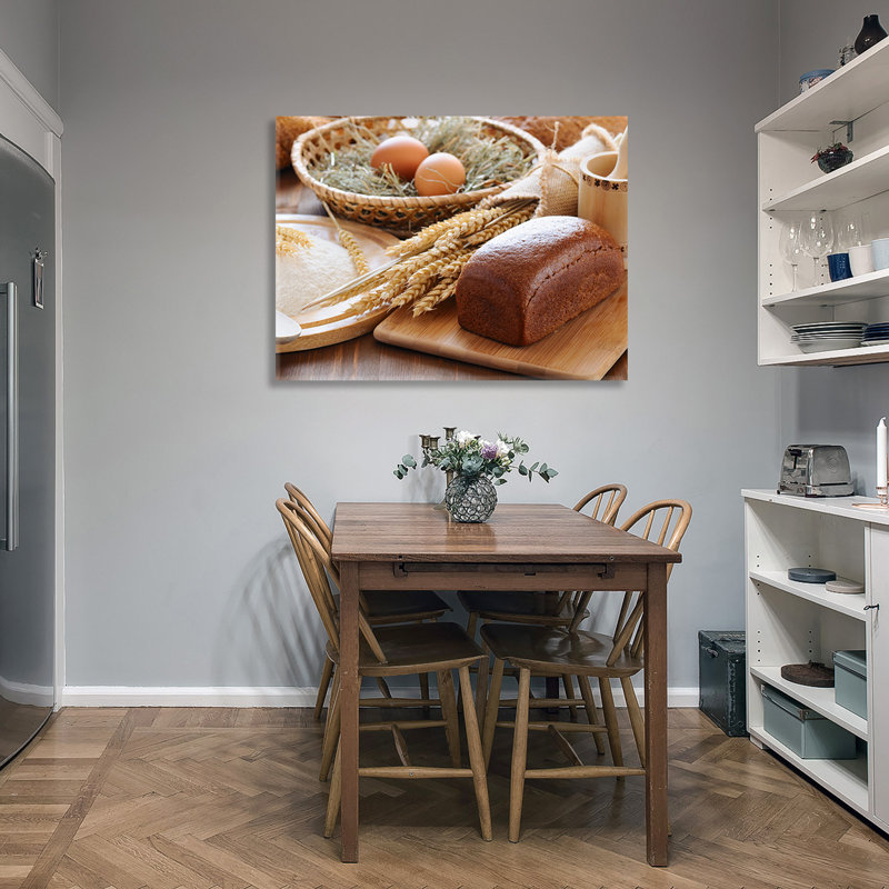 Kertu " Breakfast Scene " Painting Print, 28" H x 40" W x 1.5" D