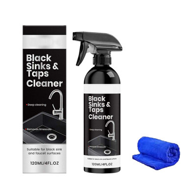 a Detergent 120ml Hard Water Stain Remover For Black Sink Tap Stainless Steel Sink Cookware Cleaner And Polish Soap Scum Remover Kitchen Bath Cleaners Faucet Cleaner