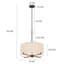 4 - Light Drum Chandelier