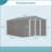 10 x 12 ft. Outdoor Storage Shed with Floor Frame Kit