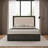 Liora Upholstered Platform Bedroom Set with LED Headboard, Footboard Storage, and Case Pieces-123491256-123491257-123491262