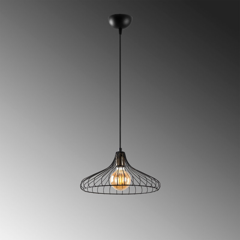 Luminaire suspendu en forme de dôme 1 lumière Hudgens