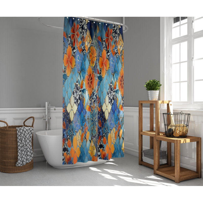 Deundria Shower Curtain, 83" H x 70" W