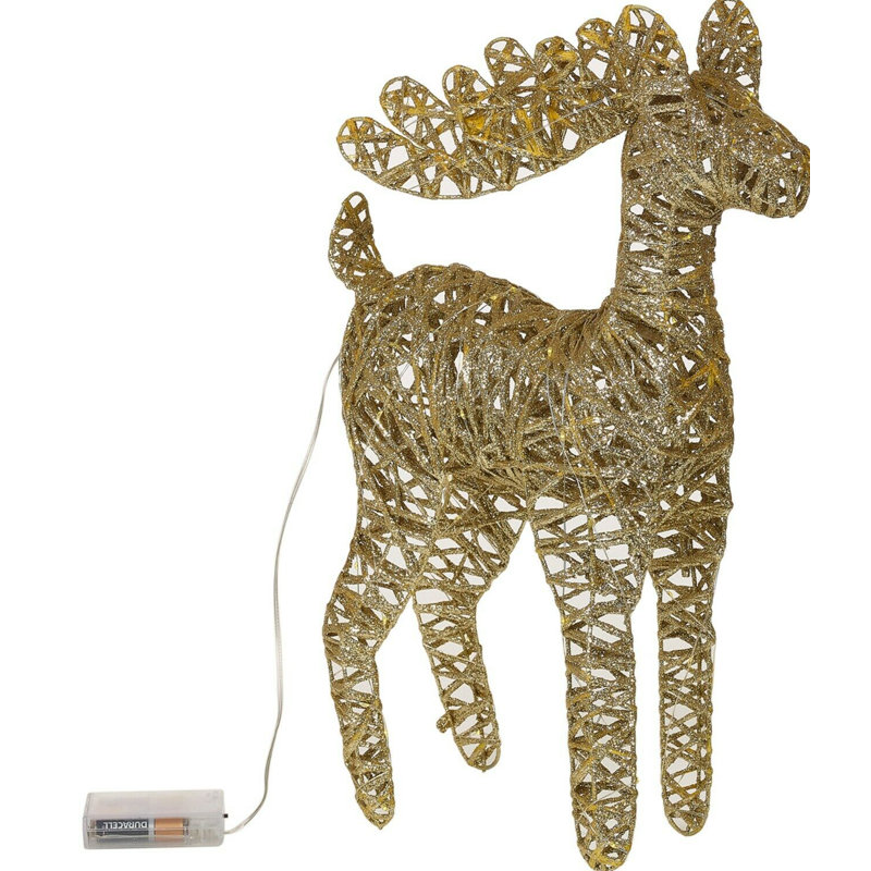 Christmas Figurines & Collectibles, Gold Glitter
