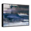 «Accelerating Indigo - Floater Frame», reproduction d'art sur toile-46817918-46817921