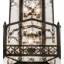 Luminaire suspendu châtaignier 6 lumières Datev