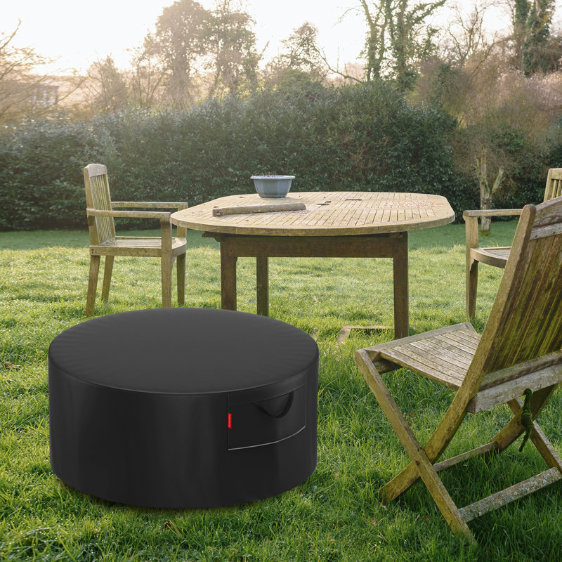Housse pour foyer d'extérieur, Noir, H 24 po x l 50 po x P 50 po