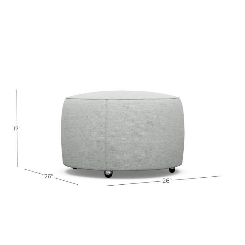 Bruno Round Ottoman, 8938-45