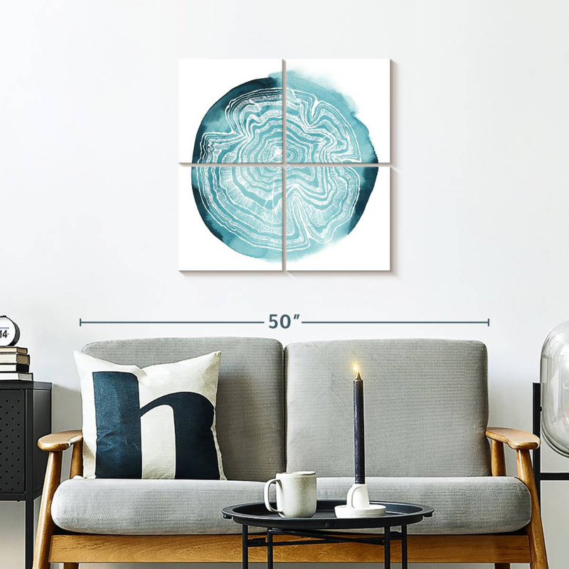 Avery Tree Ring Overlay II, H 26 po x l 26 po