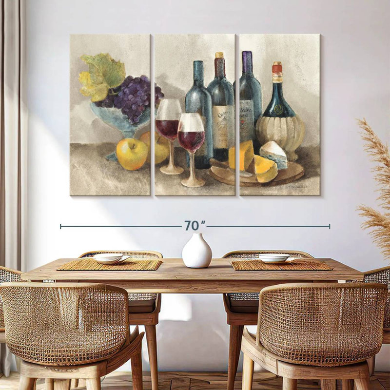 Yarlin Wine And Fruit I Light, 42" H x 65" W