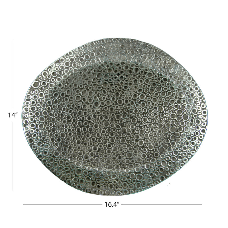 Assiette décorative ovale