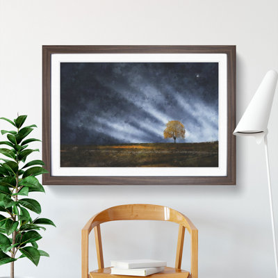 Tree at Dusk Vol.1 - Picture Frame Graphic Art