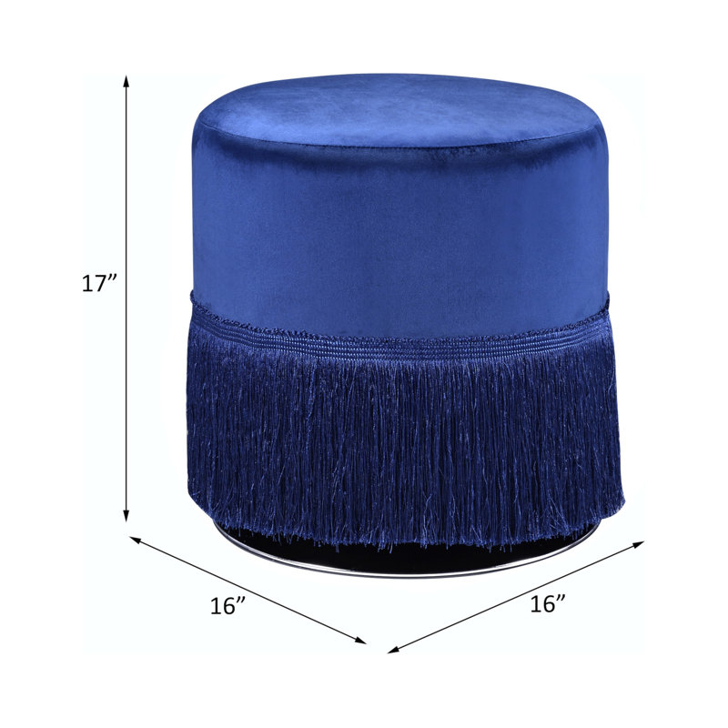 Charming Ottoman With Stylish Silhouette And Versatile Functionality, Purple