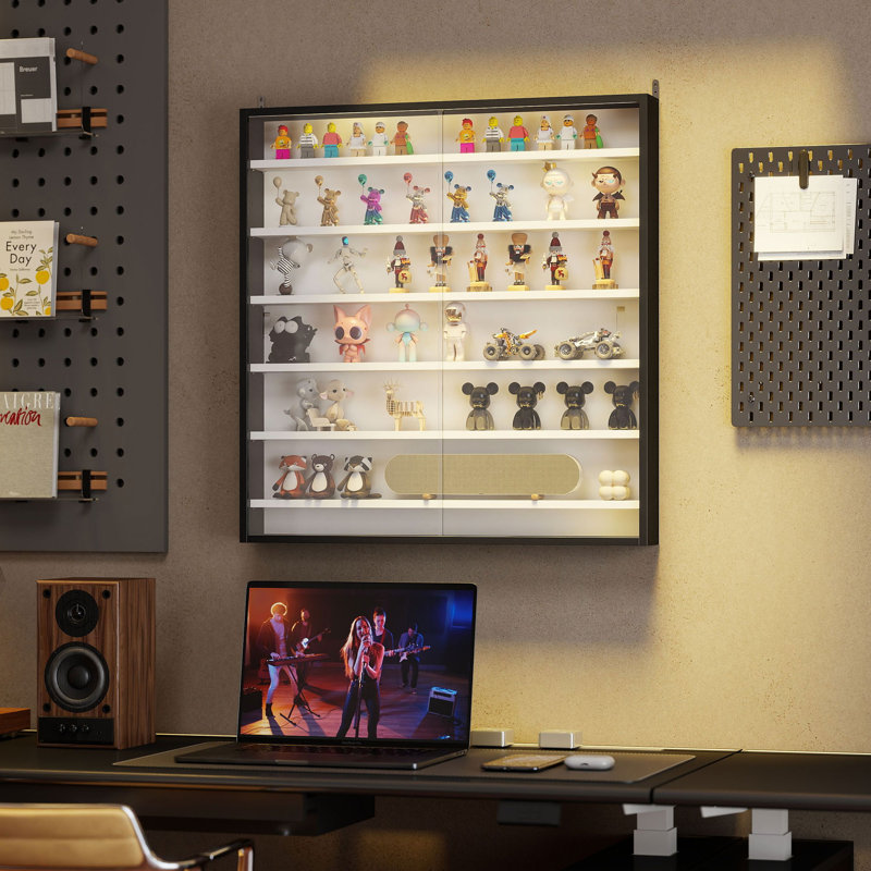 Glass 80 cm W Display Cabinet
