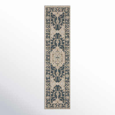Crawford Dark Blue/Grey Indoor/Outdoor Rug