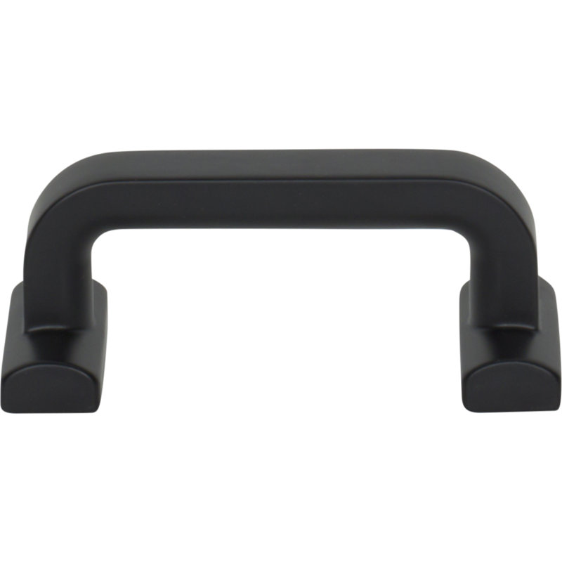 Harrison Bar Pull, Flat Black, 2 1/2" Center to Center