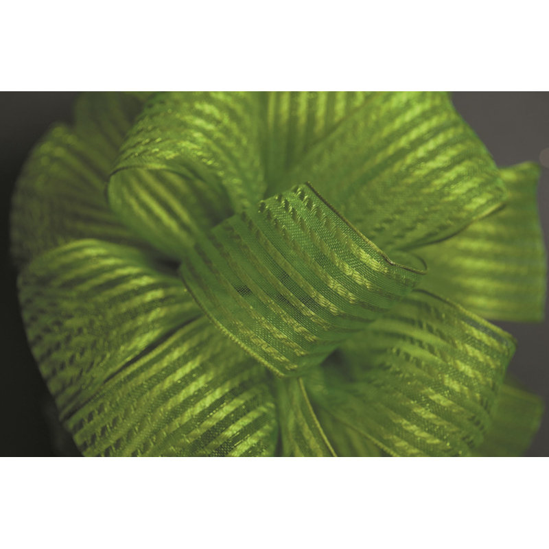 Ruban à rayures câblées, Vert