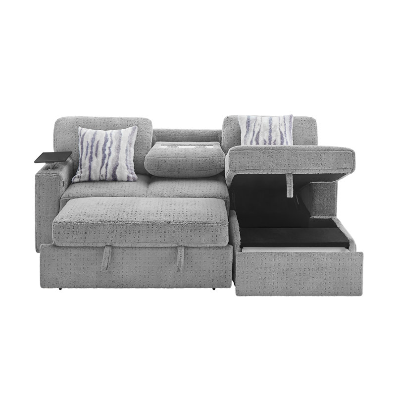 U0214 Grey Sofa Bed