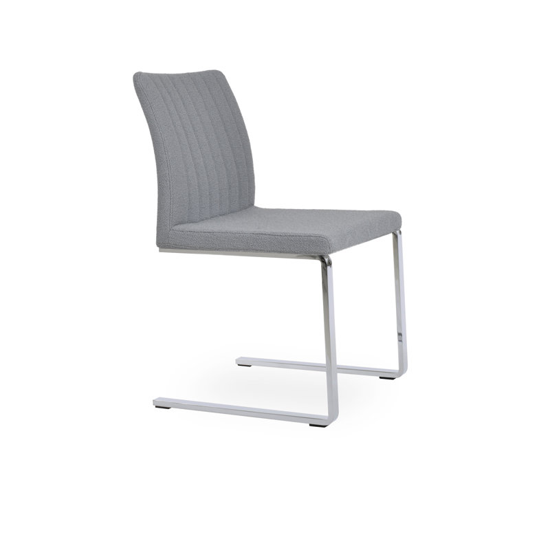 Chaise de salle à manger Zeyno, Boucle gris