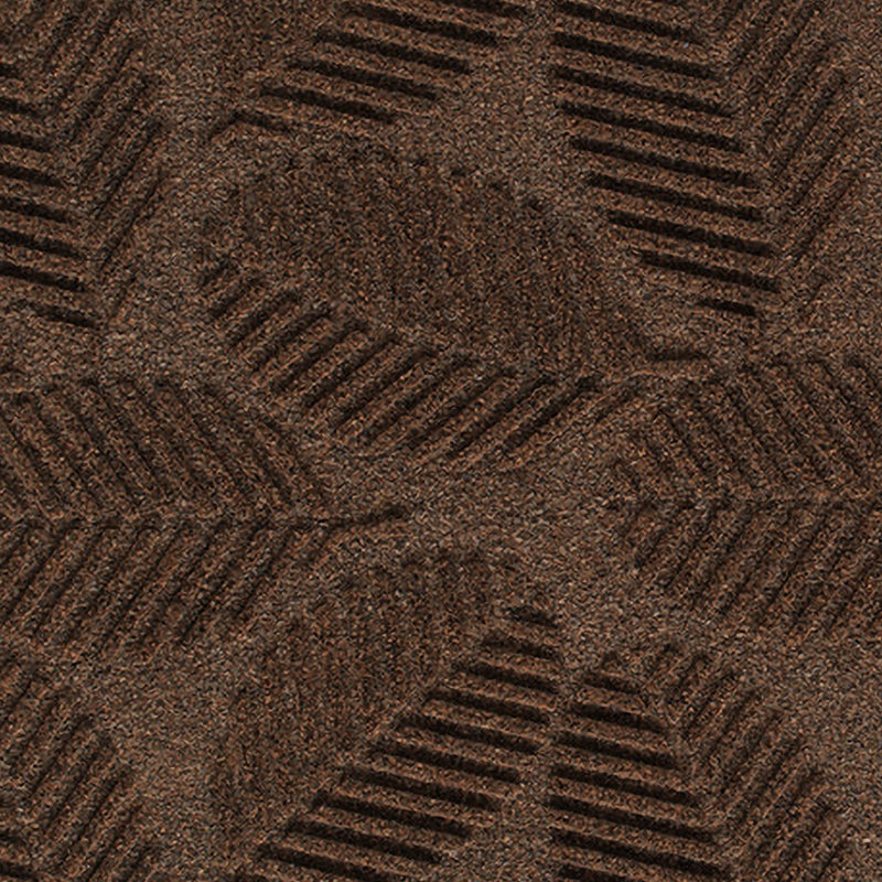 WaterHog®  Deanna 23 in. x 35 in. Indoor Outdoor Door Mat, Dark Brown, 23" W x 35" L