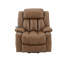 Fauteuil inclinable électrique avec massage et chauffage Brown