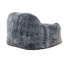 Fauteuil à billes moderne en mousse viscoélastique douce avec accoudoirs, chaise longue de salon, bleu et gris