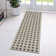 Amayra Geometric Machine Woven Polypropylene Area Rug in Cream