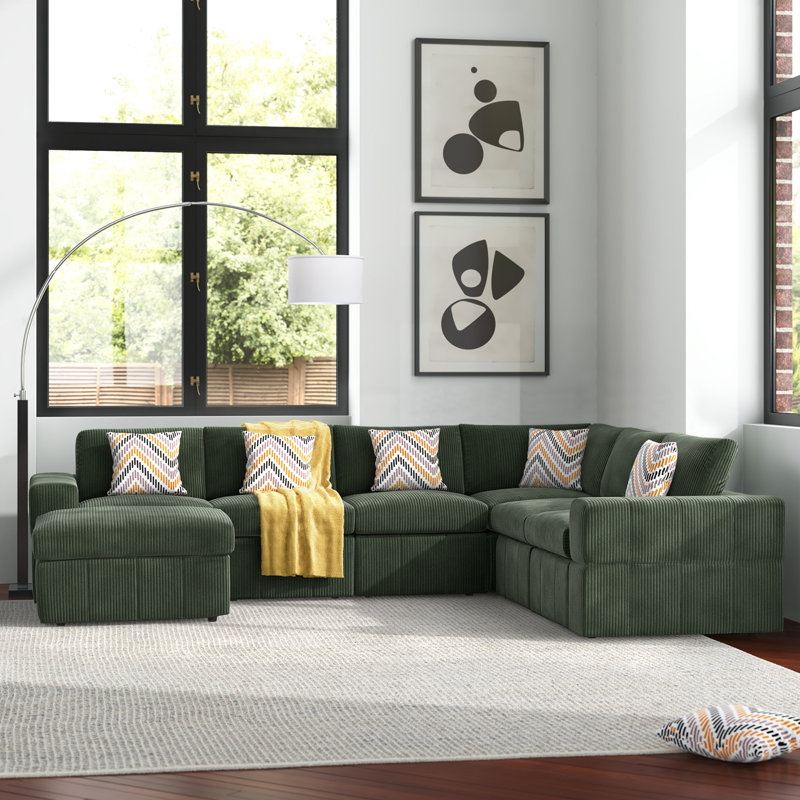 Benni Corduroy Sectional Reversible