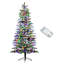 Arbre de Noël artificiel pin de montagne 7,5 pi pré-éclairé