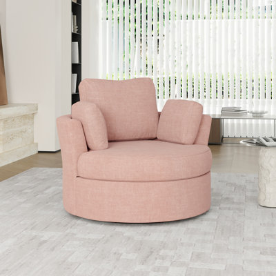 Fauteuil demi-tonneau pivotant l 42,1 po Berey