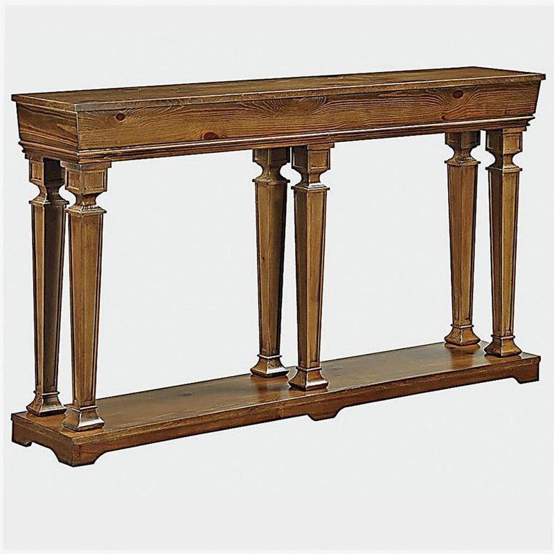 Table d'appoint en chêne avec base