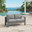 2-seat Outdoor Sofa with Cushions-1457623443-1457623441