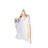  Dancing Corgi Cotton Throw Pillow